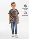 Детская базовая футболка / Этнический орнамент