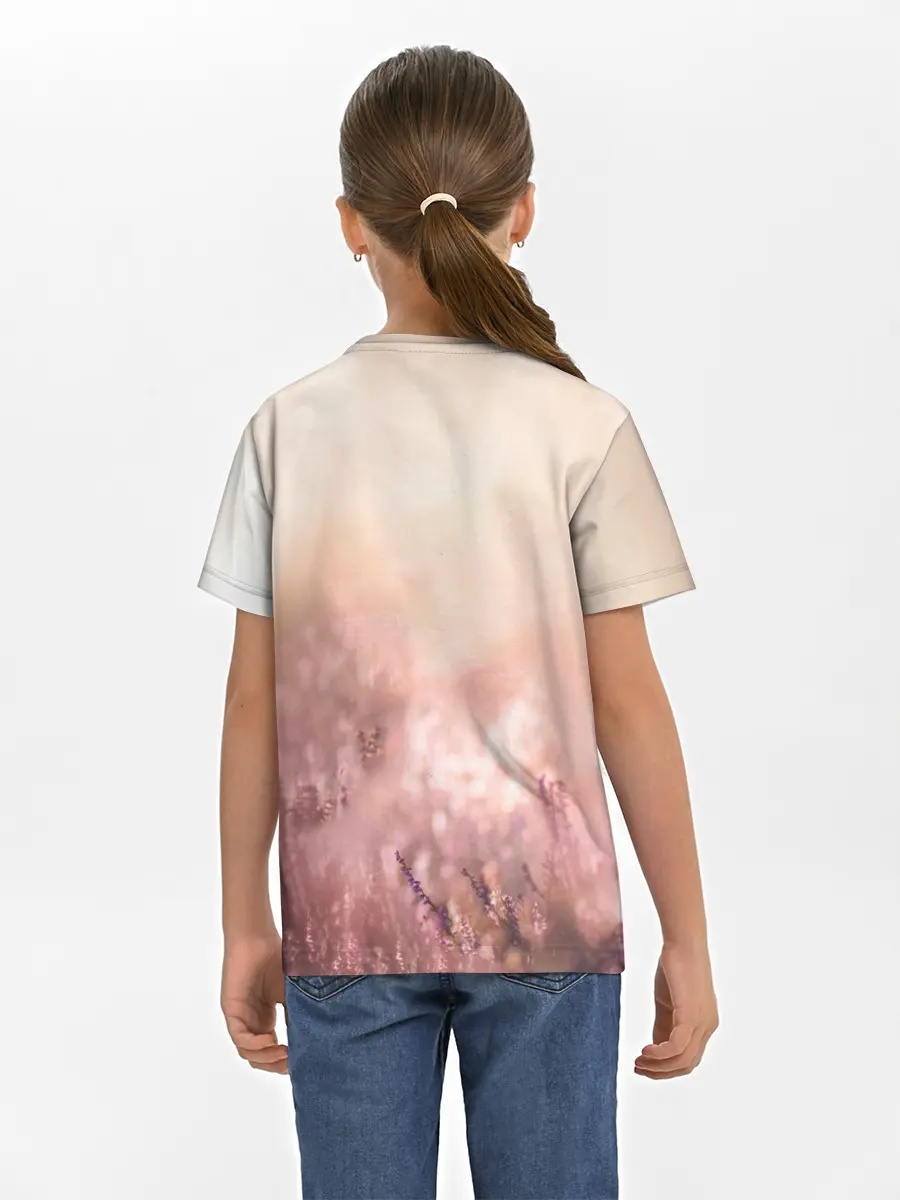 Детская базовая футболка / Красивый Волк