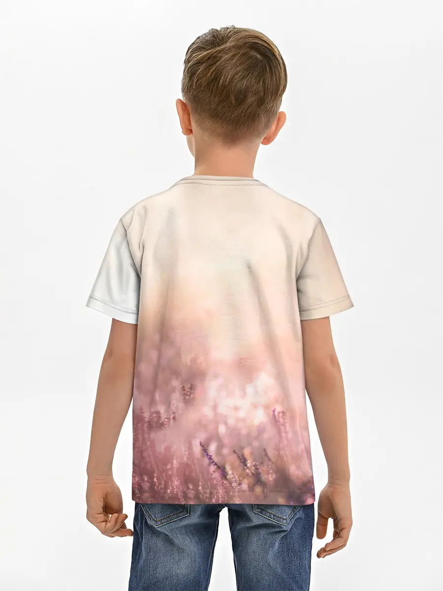 Детская базовая футболка / Красивый Волк