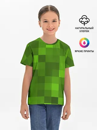 Детская базовая футболка / Minecraft