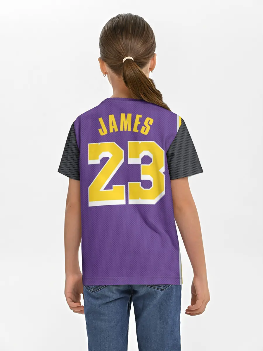 Детская базовая футболка / James LA Lakers 2019