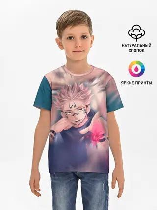 Детская базовая футболка / МАГИЧЕСКАЯ БИТВА | SUKUNA