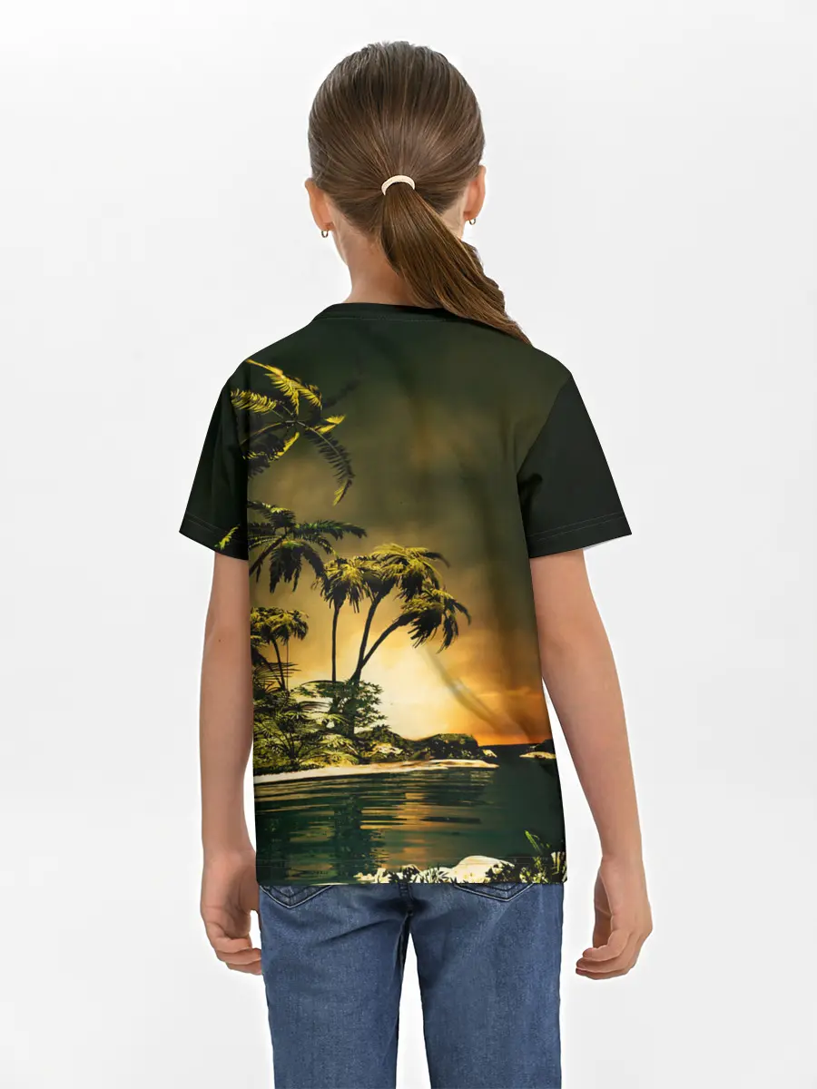 Детская базовая футболка / РАЙСКИЙ ОСТРОВ