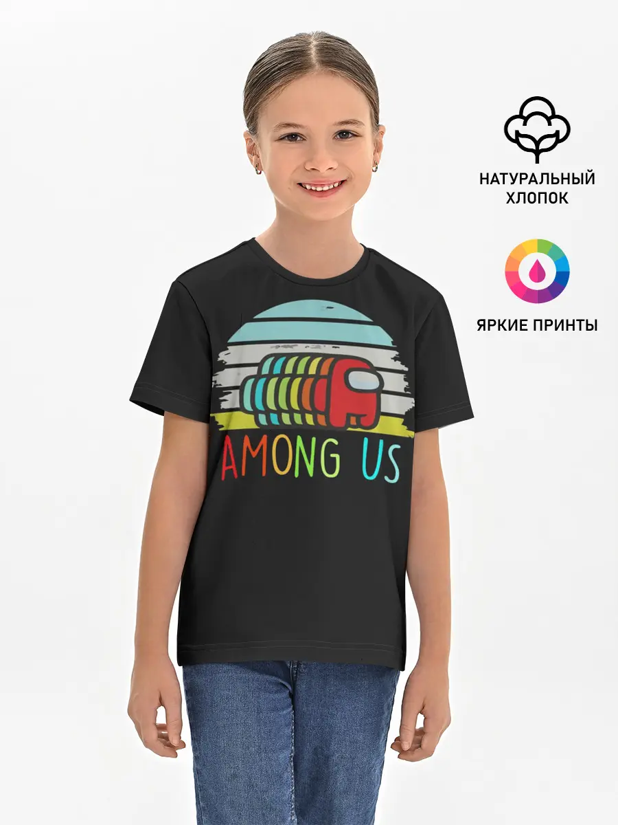 Детская базовая футболка / AMONG US