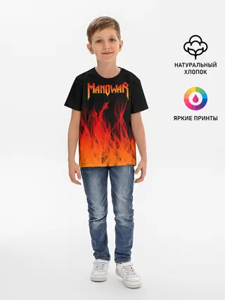 Детская базовая футболка / MANOWAR