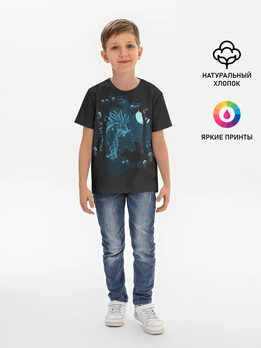 Детская базовая футболка / Принцесса Мононоке