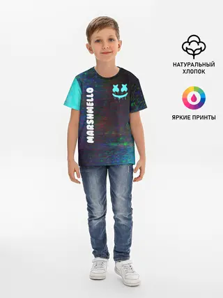 Детская базовая футболка / MARSHMELLO / МАРШМЕЛЛОУ