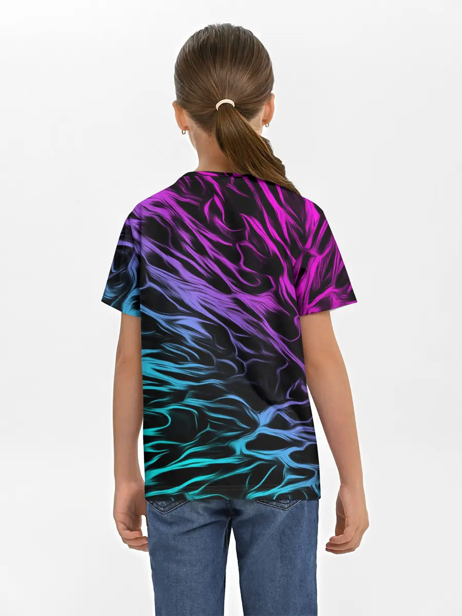 Детская базовая футболка / НЕОНОВЫЕ РАЗВОДЫ / НЕОН