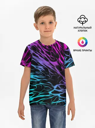 Детская базовая футболка / НЕОНОВЫЕ РАЗВОДЫ / НЕОН