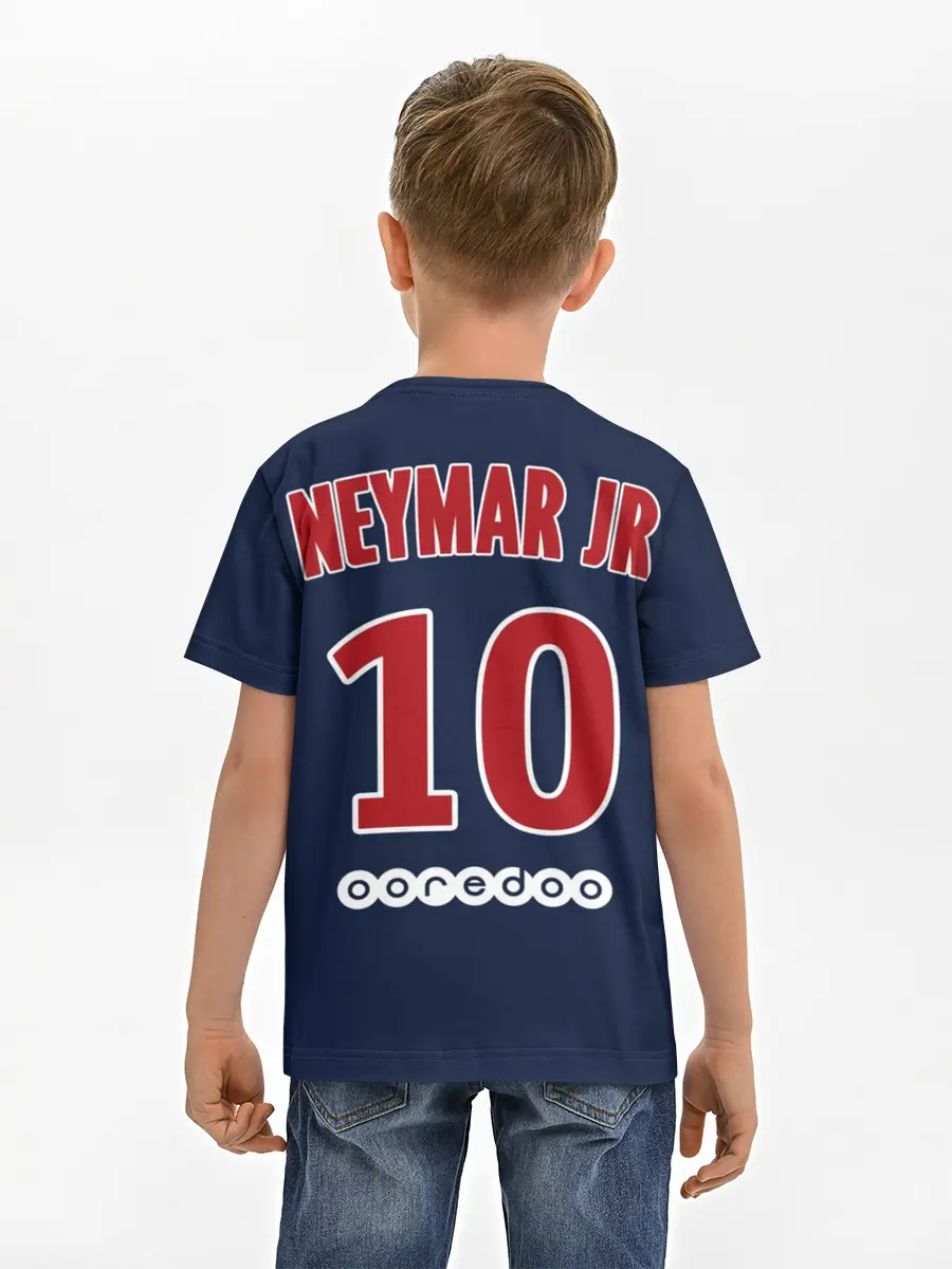 Детская базовая футболка / Неймар ПСЖ 18-19