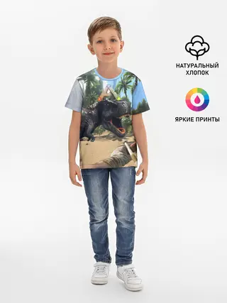 Детская базовая футболка / Ark Survival Evolved