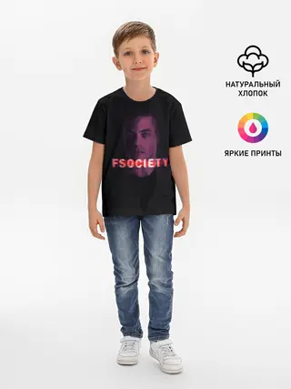 Детская базовая футболка / Мистер Робот