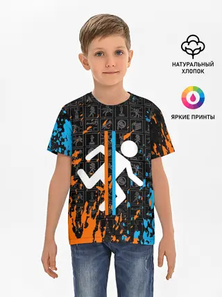 Детская базовая футболка / PORTAL 2