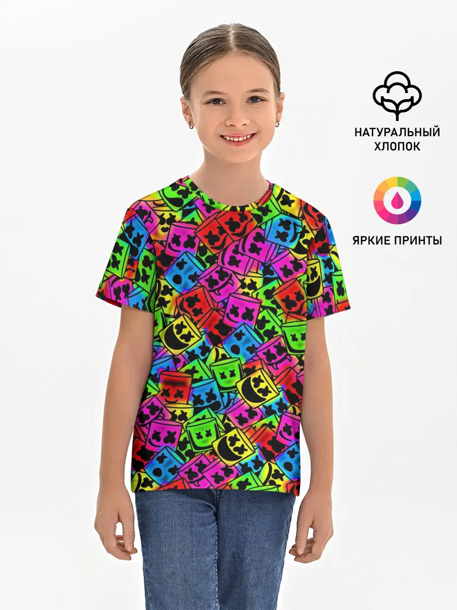 Детская базовая футболка / MARSHMELLO