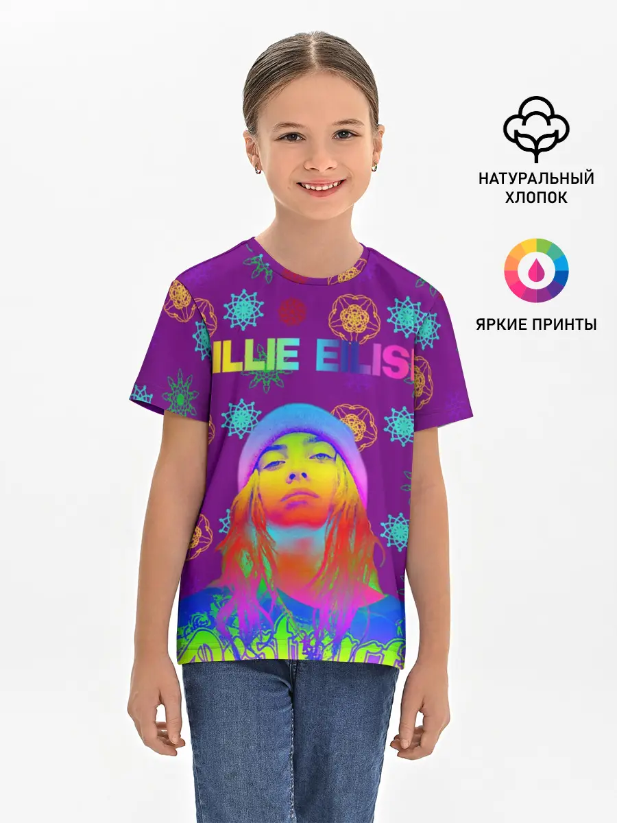 Детская базовая футболка / billie eilish
