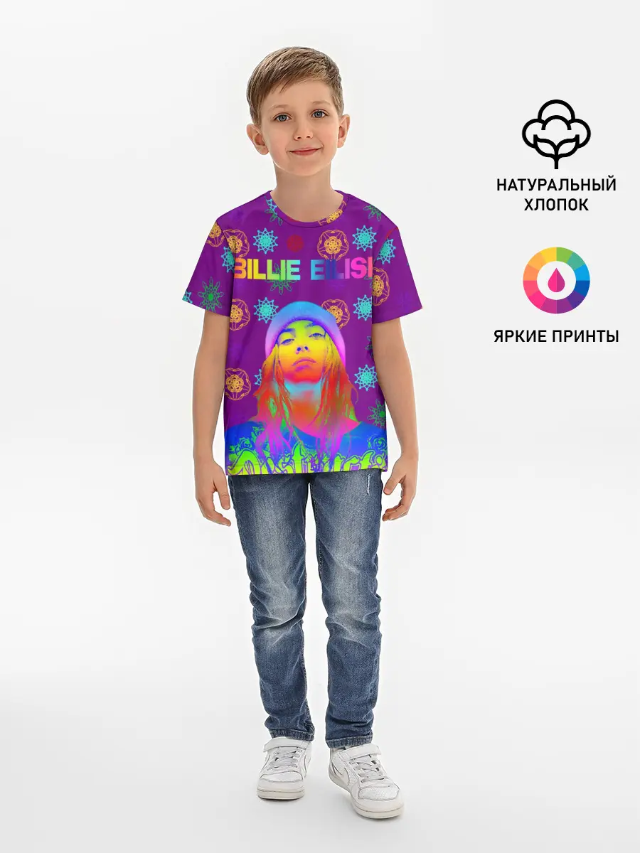 Детская базовая футболка / billie eilish