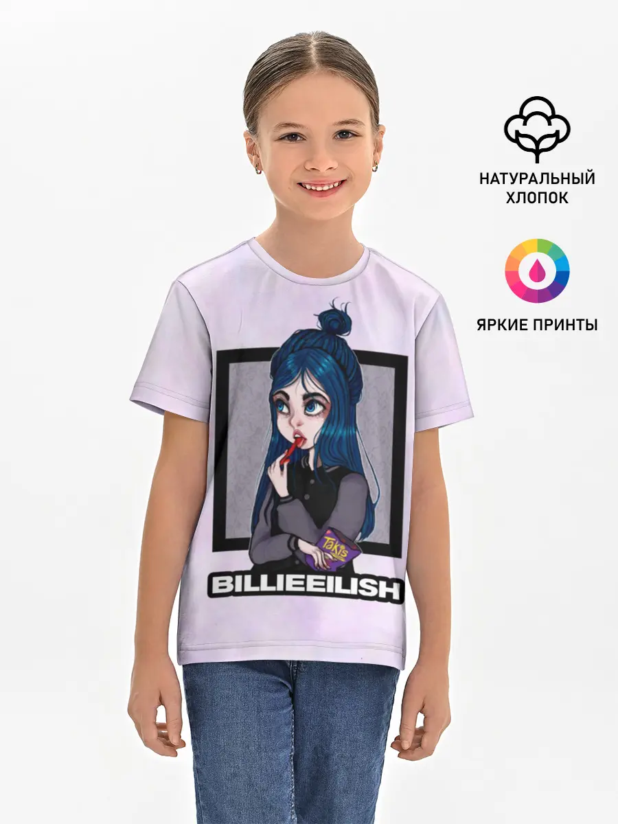Детская базовая футболка / Billie Eilish