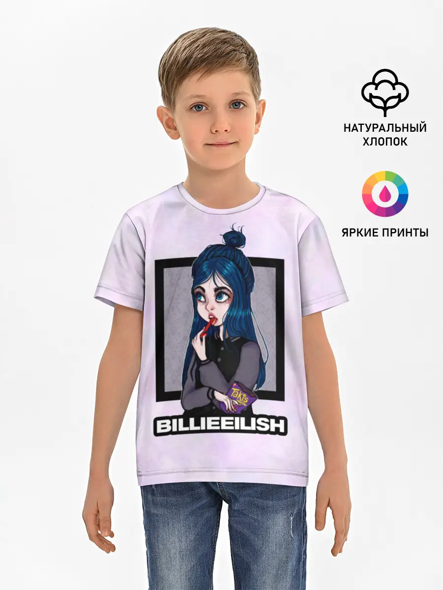 Детская базовая футболка / Billie Eilish