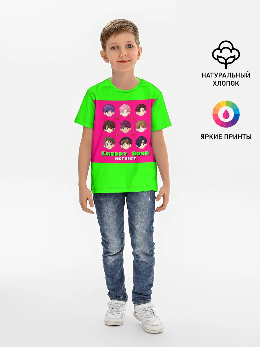 Детская базовая футболка / NCT 127. Cherry Bomb