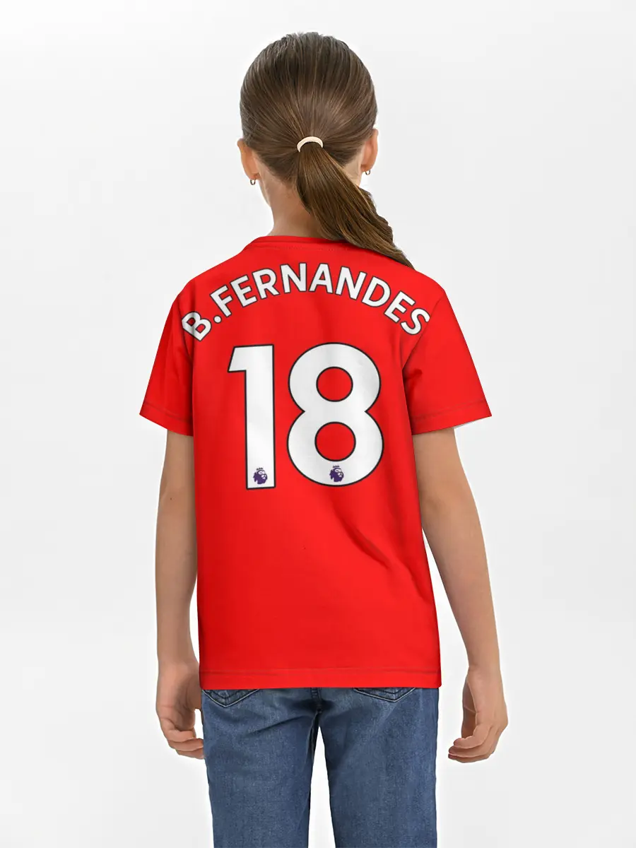 Детская базовая футболка / МЮ Бруно Фернандеш Fernandes
