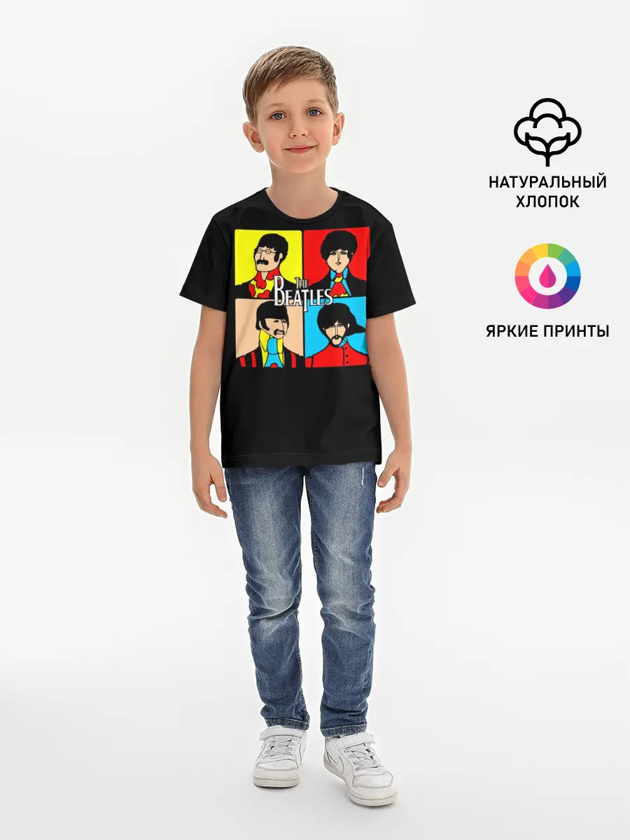 Детская базовая футболка / The Beatles