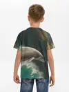 Детская базовая футболка / Дельфин в облаках