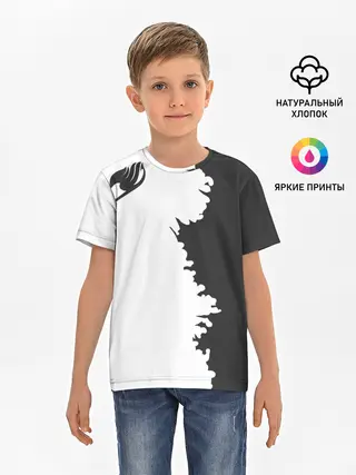 Детская базовая футболка / абстракция Фейри Тейл