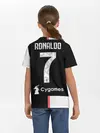 Детская базовая футболка / Роналду Форма 19/20 Домашняя