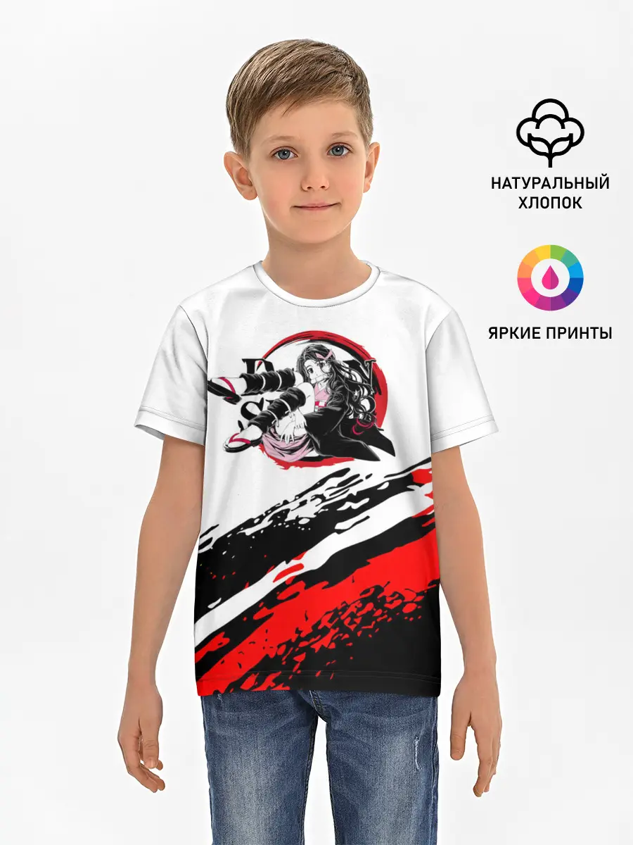 Детская базовая футболка / Незуко Камадо | Клинок, рассекающий демонов