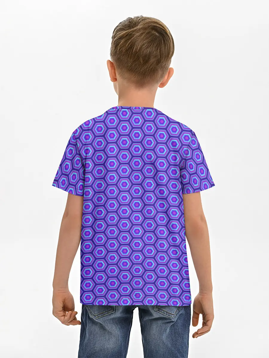 Детская базовая футболка / Geometric Background