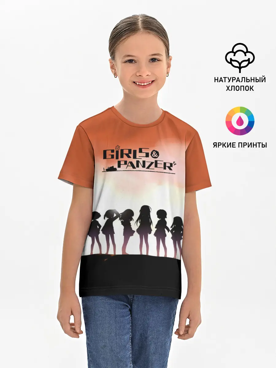 Детская базовая футболка / Girls und Panzer | Poster