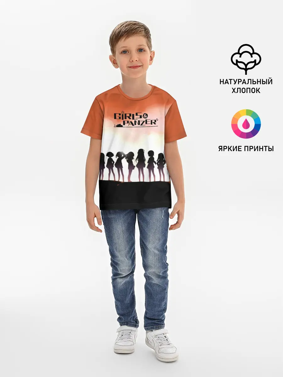 Детская базовая футболка / Girls und Panzer | Poster