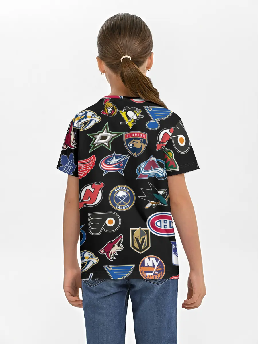 Детская базовая футболка / NBA PATTERN