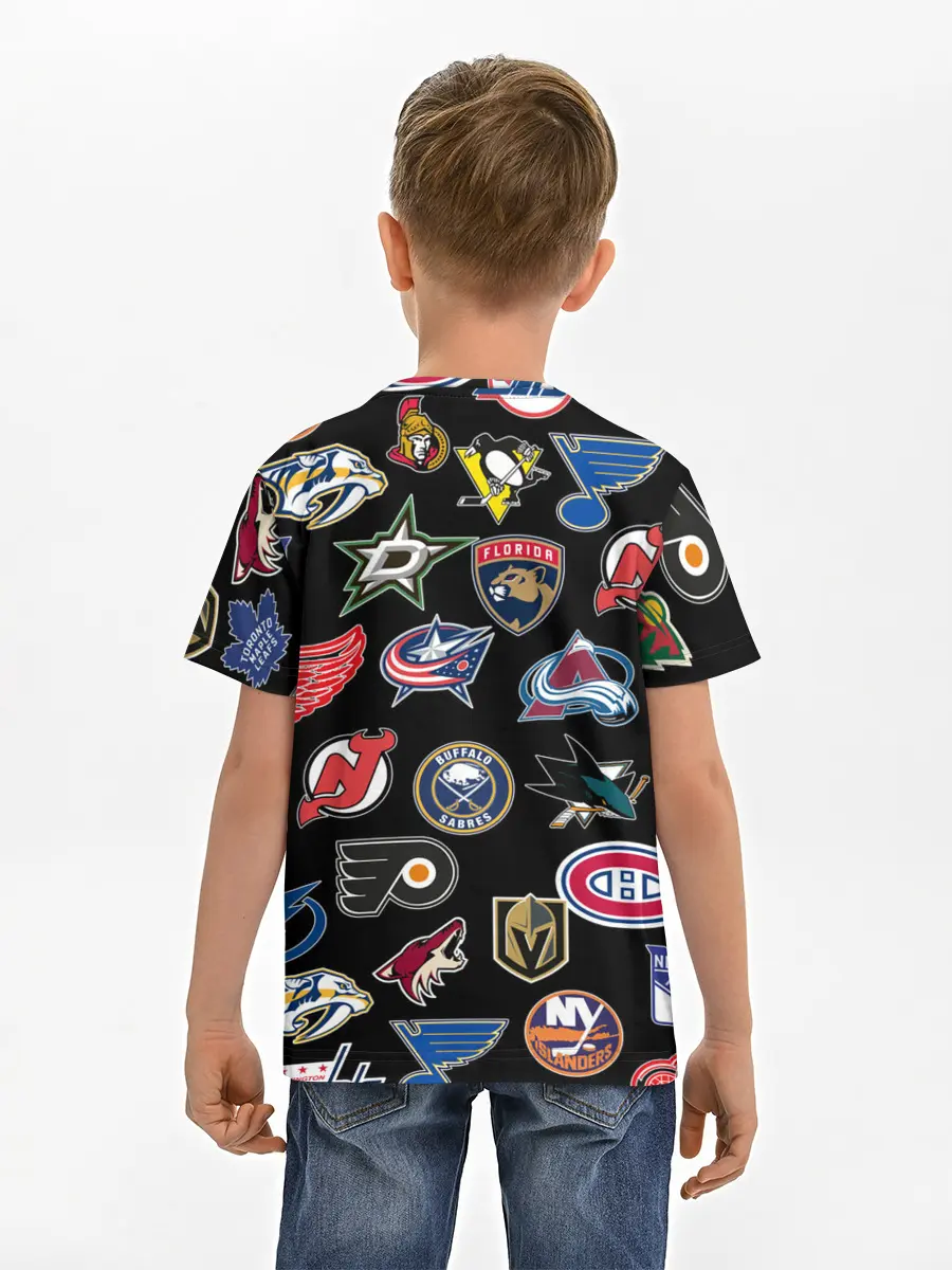 Детская базовая футболка / NBA PATTERN