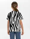 Детская базовая футболка / Zebra