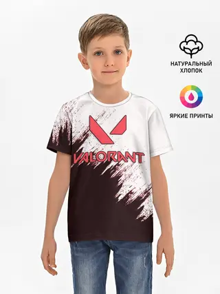 Детская базовая футболка / VALORANT