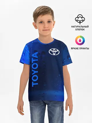 Детская базовая футболка / TOYOTA / ТОЙОТА