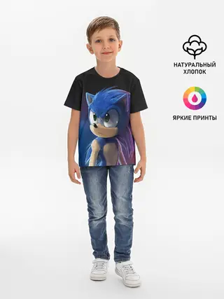 Детская базовая футболка / SONIC