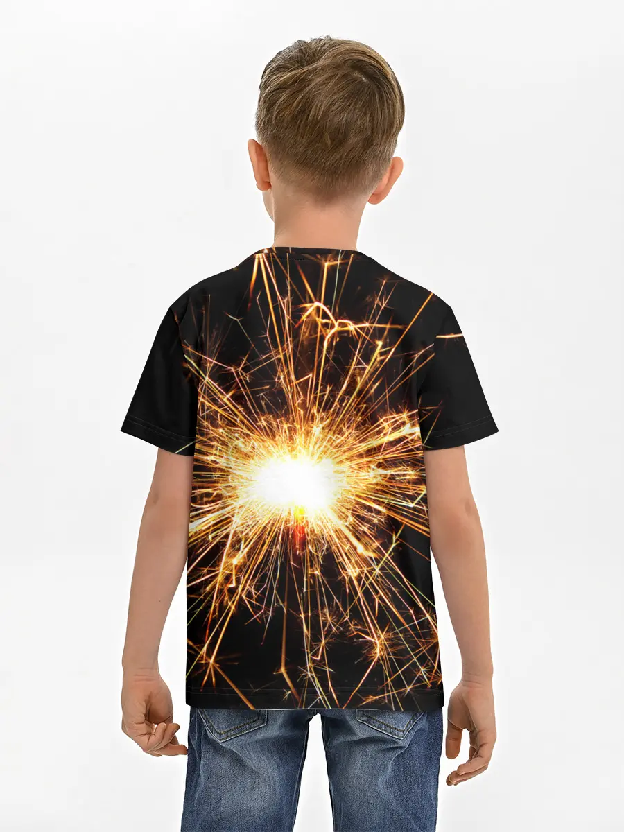 Детская базовая футболка / фейерверк души