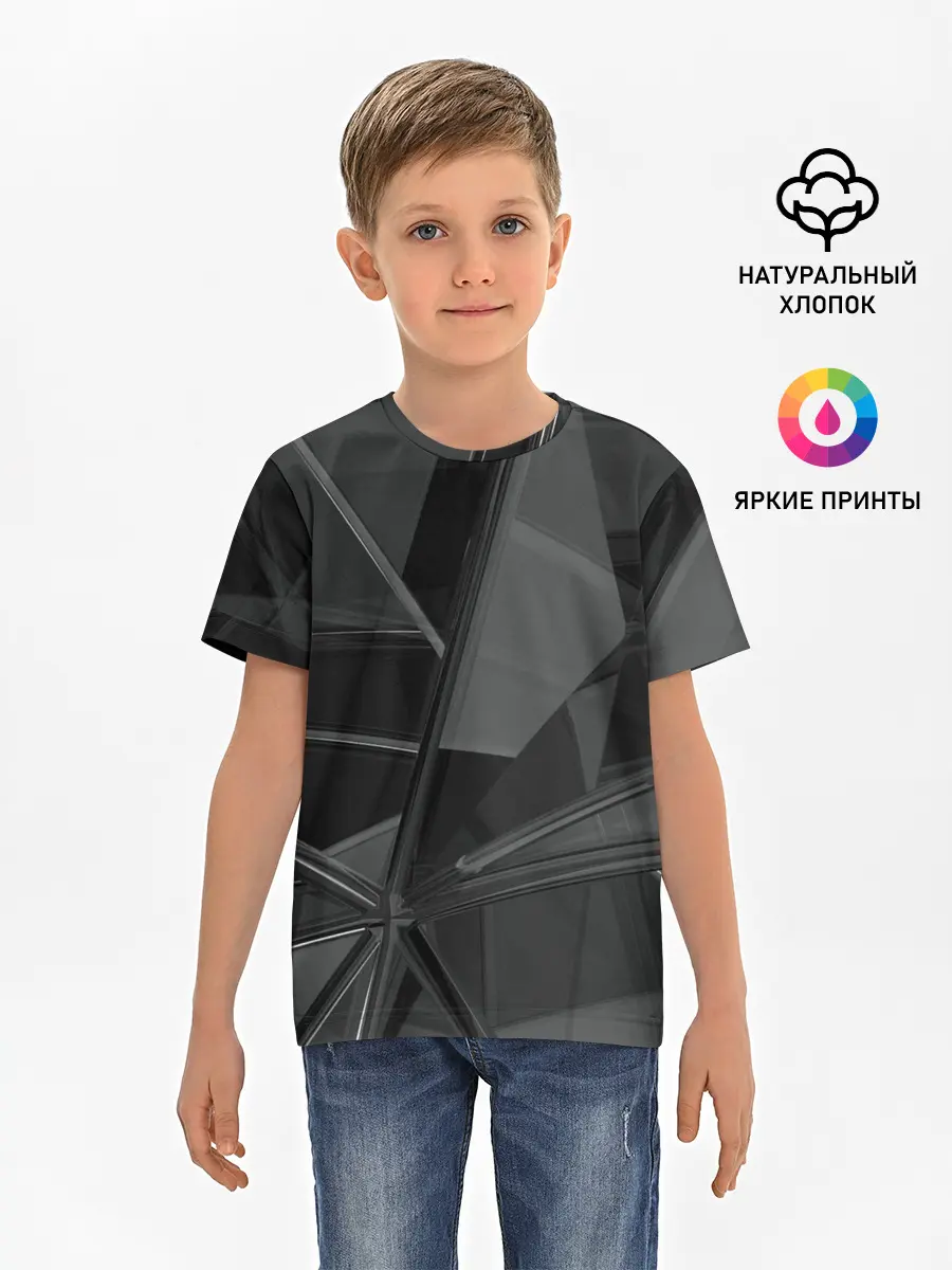 Детская базовая футболка / Stone | Black