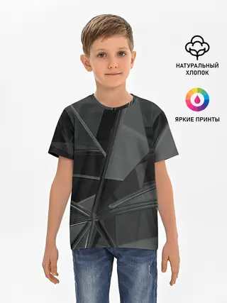 Детская базовая футболка / Stone | Black