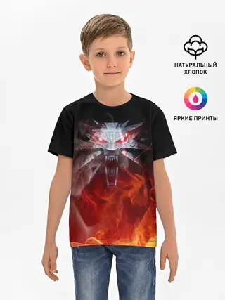 Детская базовая футболка / ВЕДЬМАК / THE WITCHER / ГЕРАЛЬТ