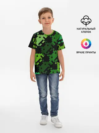 Детская базовая футболка / Space Invaders