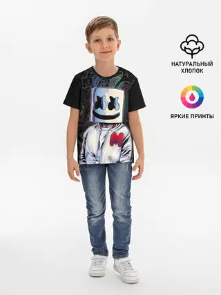 Детская базовая футболка / M