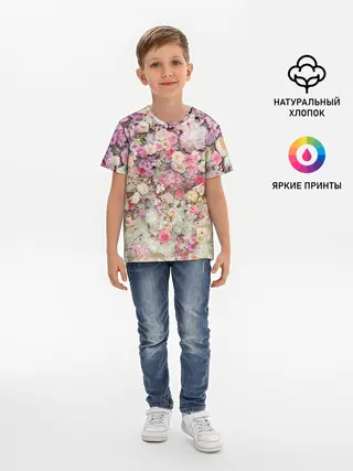 Детская базовая футболка / ВЕСЕННИЕ НАСТРОЕНИЕ | SPRING MOOD