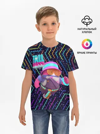 Детская базовая футболка / Fall Guys | Season 4