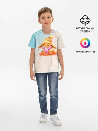 Детская базовая футболка / Покемон Иви