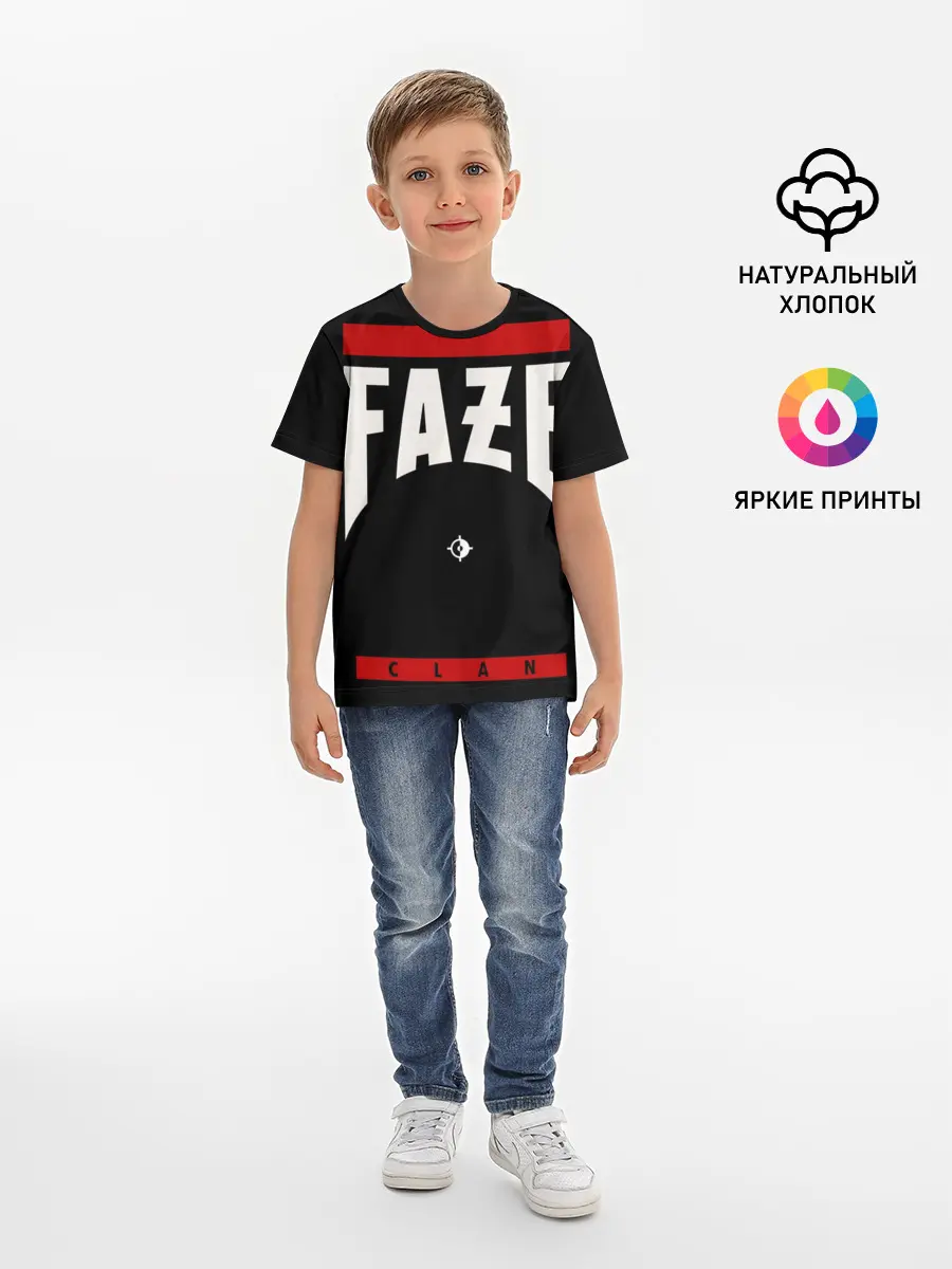 Детская базовая футболка / Faze Clan