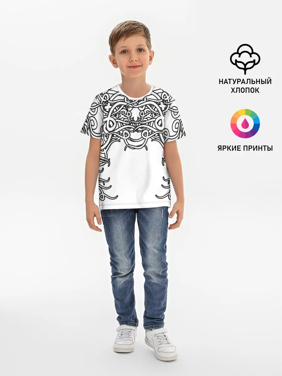 Детская базовая футболка / Фэнтези мотылёк