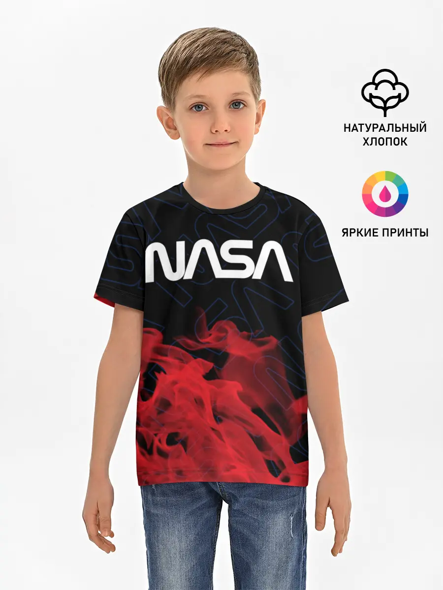 Детская базовая футболка / NASA / НАСА
